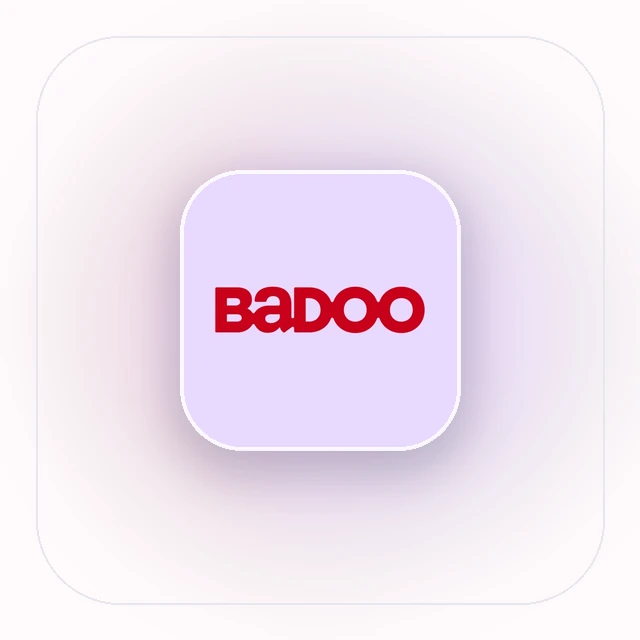 Símbolo do Badoo apresentado na identidade visual do AppNamora.