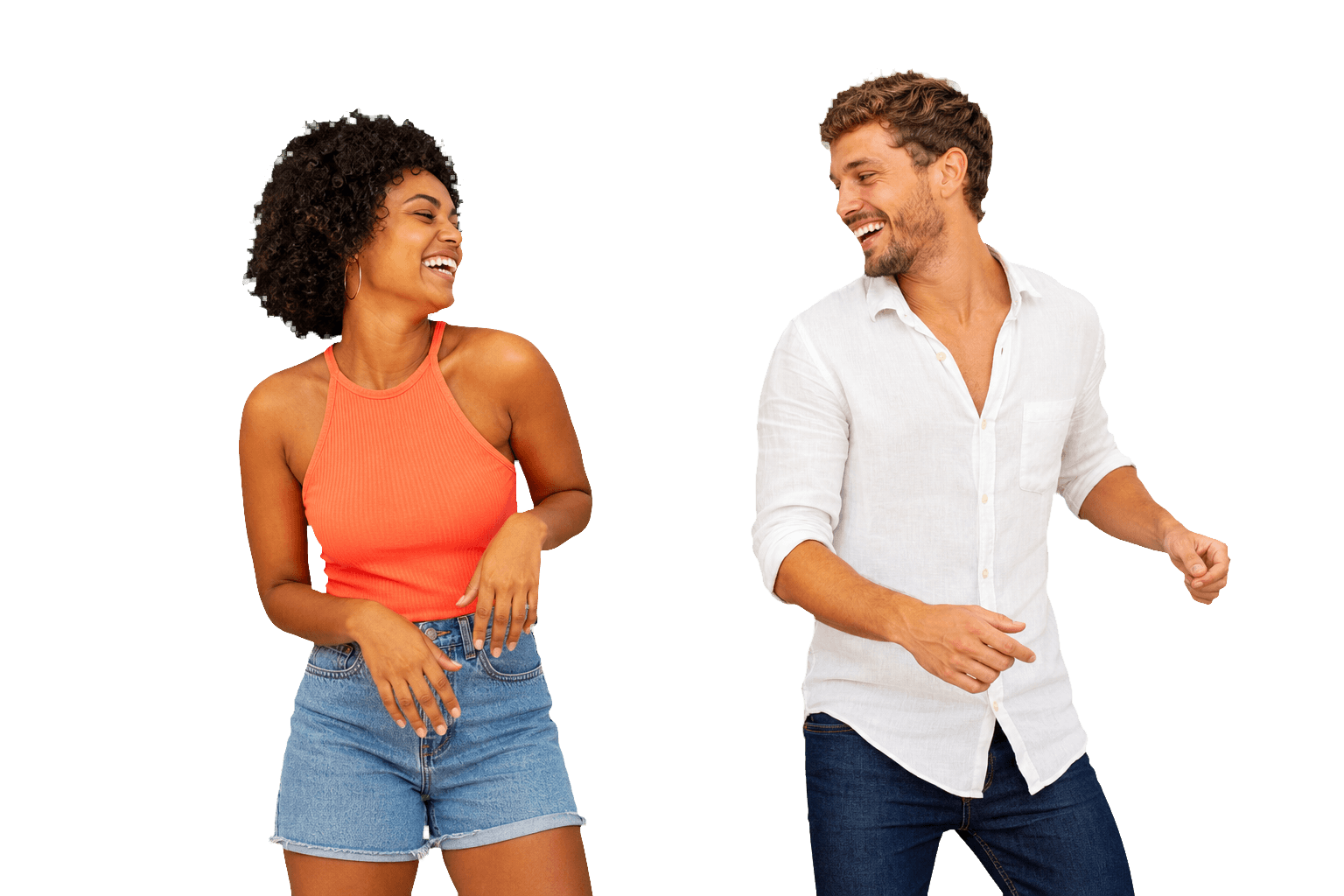 Jovens brasileiros representando sites de relacionamento grátis